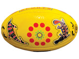 Burley Indigenous Soft Touch Football - Yellow