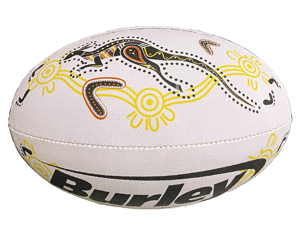Burley Indigenous Rugby Ball – Jim Kidd Sports Wholesale