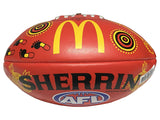 Sherrin Indigenous Mini Soft Touch Football - Red