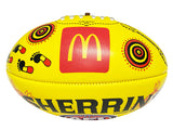 Sherrin Indigenous Mini Soft Touch Football - Yellow