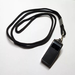 Regent Deluxe Plastic Whistle with Lanyard