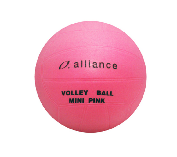 ALLIANCE MINI PINK PVC VOLLEYBALL - 6 INCH