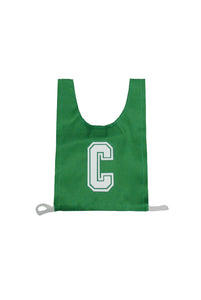 NETBALL BIB SET COTTON JUNIOR/SENIOR - GREEN