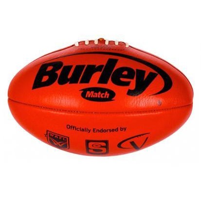 BURLEY MATCH AUSTRALIAN RULES FOOTBALL RED