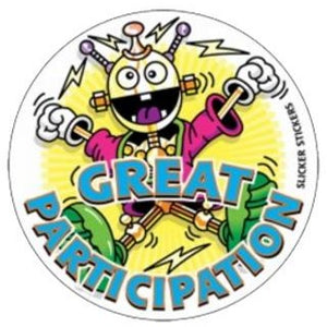 STICKER- GREAT PARTICIPATION (PKT 50)