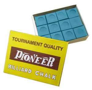 PIONEER POOL AND SNOOKER CHALK 12 PACK