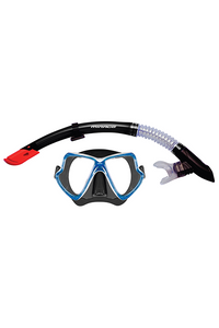 MIRAGE PACIFIC MASK & SNORKEL SET BLACK