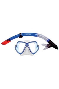 MIRAGE PACIFIC MASK & SNORKEL SET BLUE