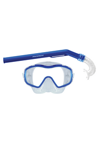 MIRAGE JUNIOR SHRIMP MASK & SNORKEL SET BLUE